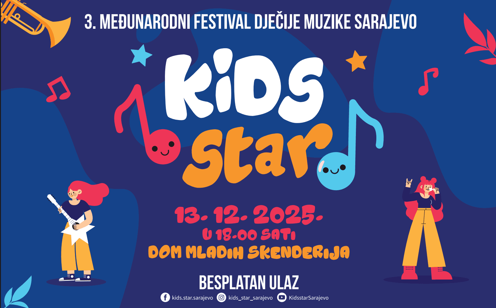 Treći festival dječije muzike okuplja talente iz šest zemalja