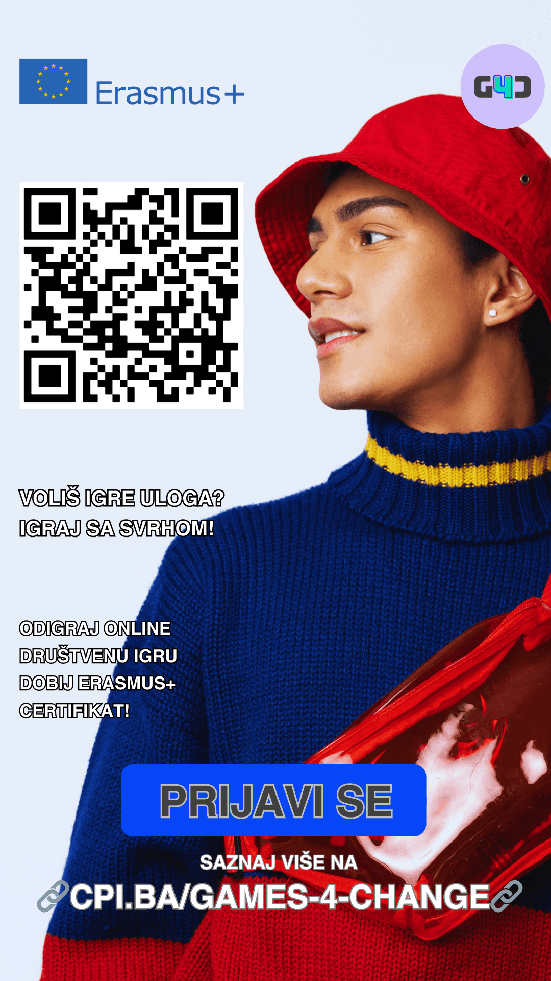 Fondacija CPI – Poziv za učešće u Erasmus+ projektu Games for Change