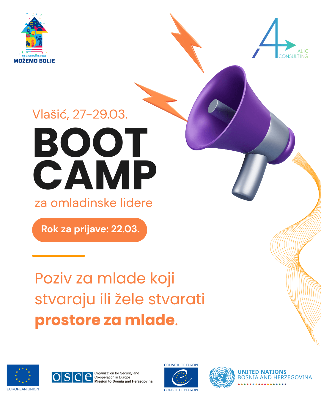 Prijavi se na trodnevni Bootcamp za omladinske lidere na Vlašiću