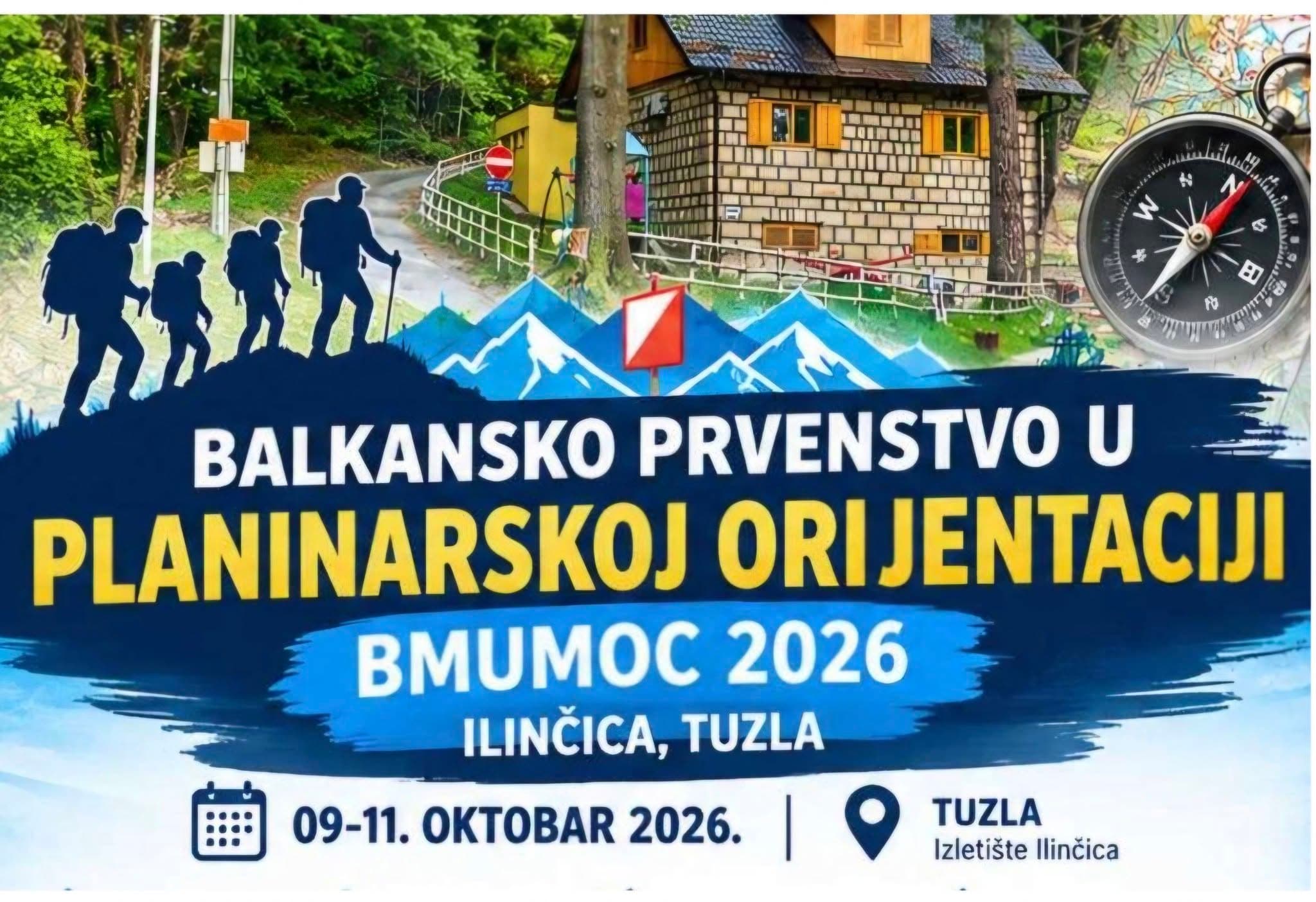 Tuzla: Balkansko prvenstvo u planinarskoj orijentaciji BMUMOC 2026