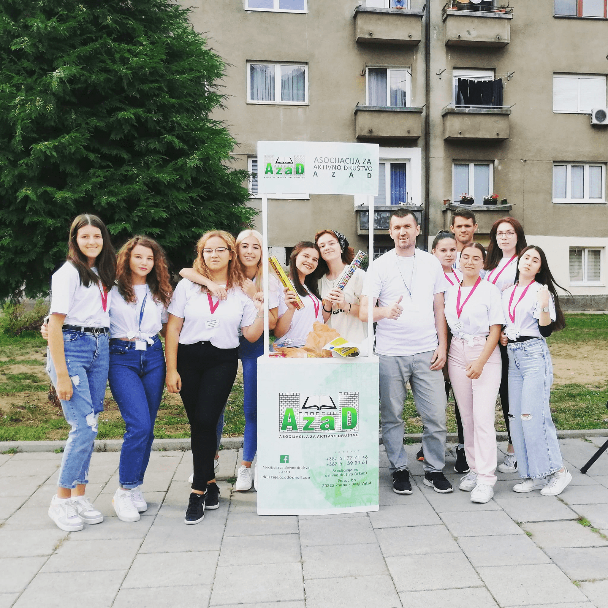 Asocijacija za aktivno društvo – AZAD: Mladi kao pokretači pozitivnih promjena u Donjem Vakufu